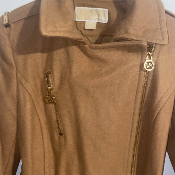 MK Women’s Asymmetrical Belted Coat - Picture 3 of 4